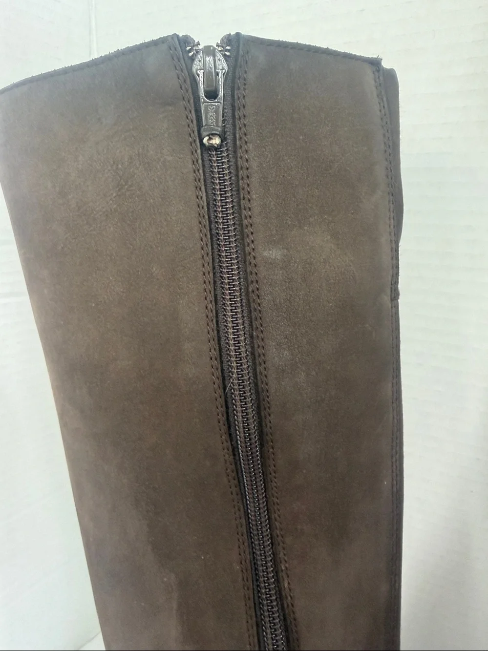 Donald Pliner Sz 9.5 Chocolate Brown Leather Air Touch Systems Tall Riding Boots